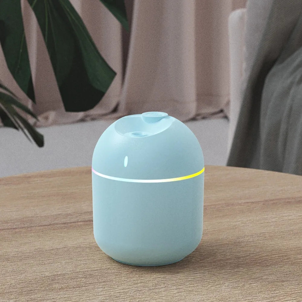 Smart air humidifier with led night light