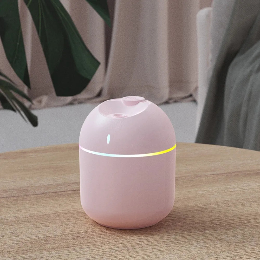 Smart air humidifier with led night light