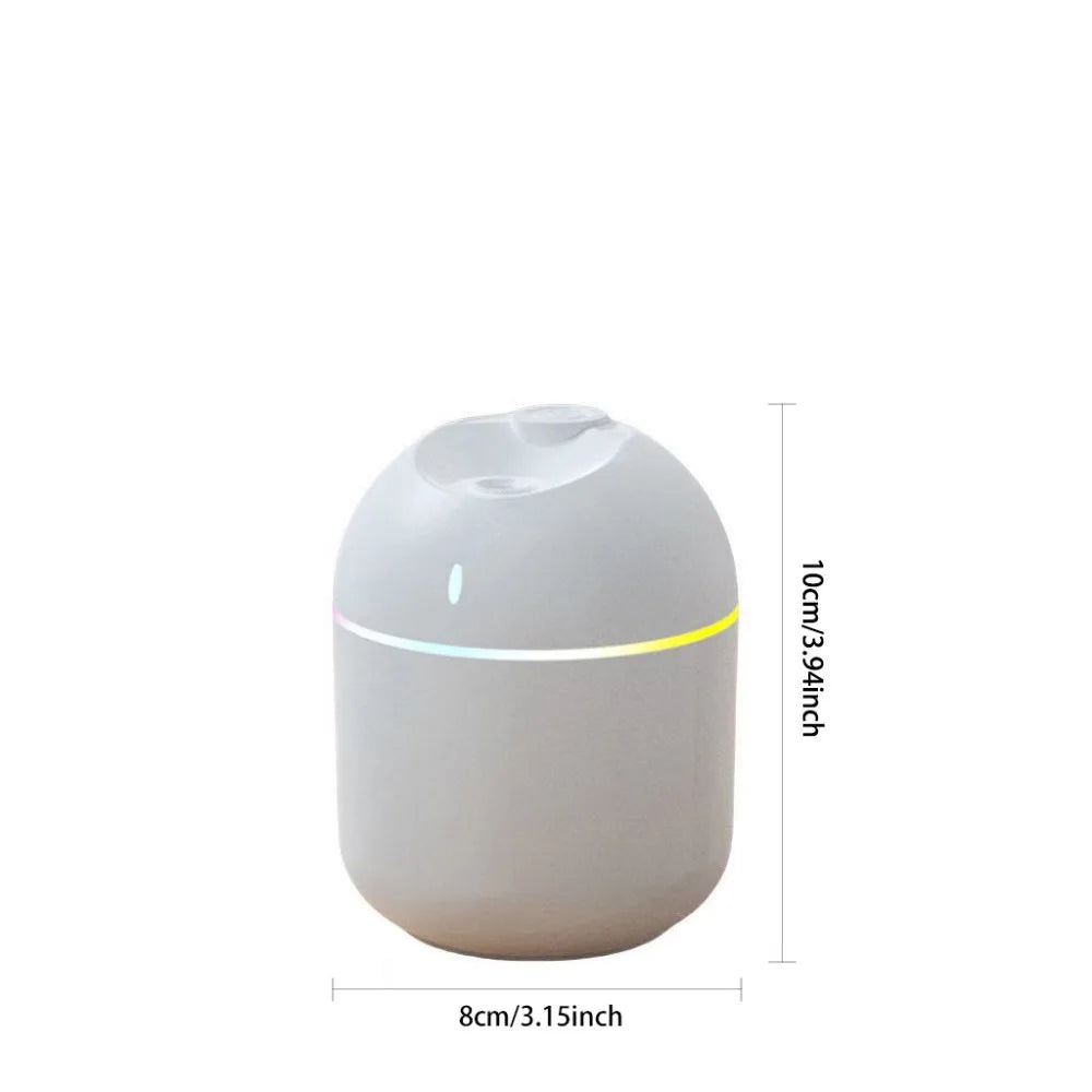 Smart air humidifier with led night light
