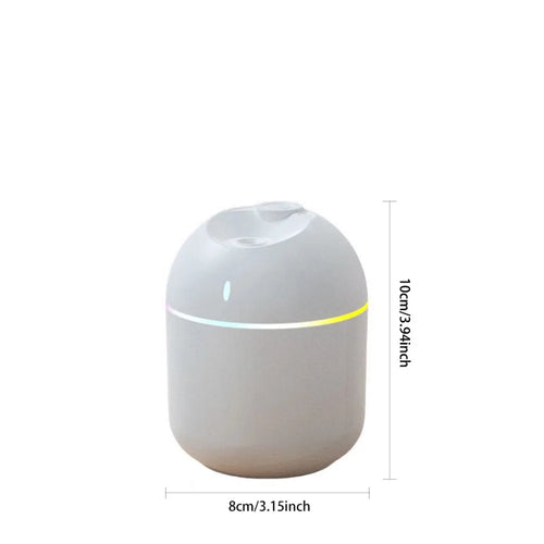 Smart air humidifier with led night light