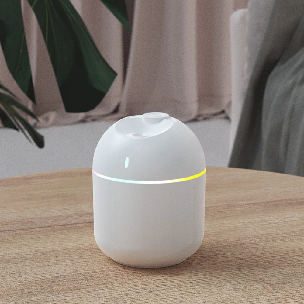 Smart air humidifier with led night light